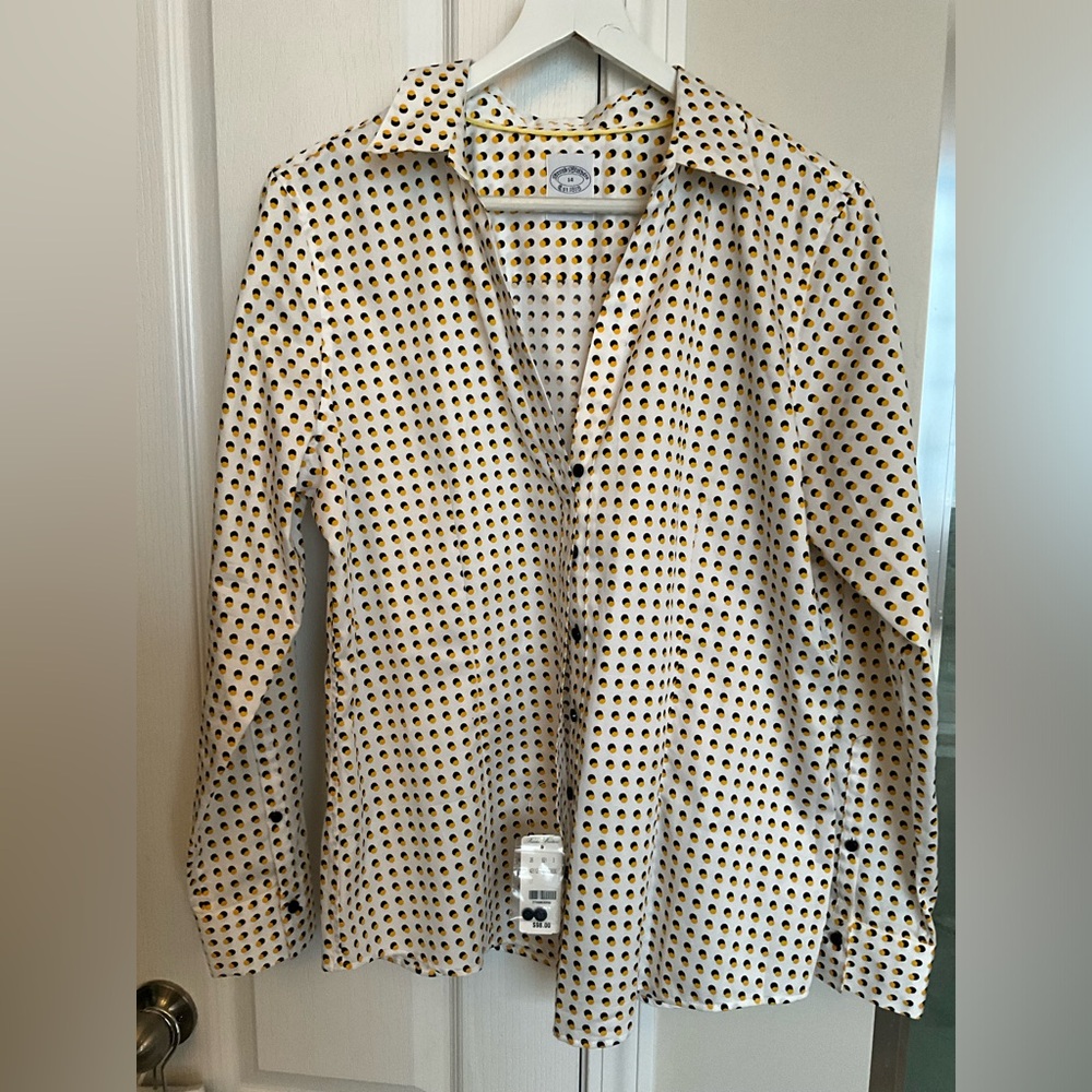Brooks Brothers Button Down Dress Shirt Size 14